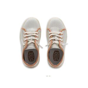 Hey Dude Kids Cody Coastline YT5‎ Oatmeal Chai Canvas Sneakers